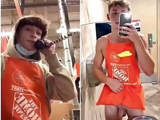 Worker walmart tiktok and selfie porn