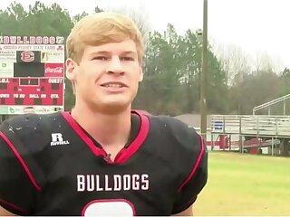 Straight Football Jock