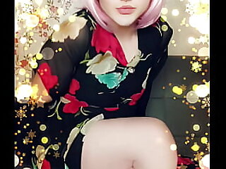 Hot Femboy in Cute Dress Shows Off Sexy White Legs  | Crossdresser Vibes