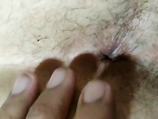 Shitty asshole spreding close up 2