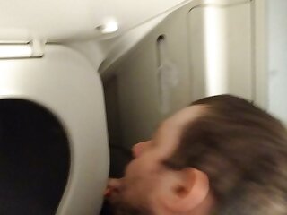 Piggy ross can't get enough of licking toilets - at work, at home - even on vacation.