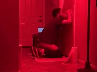 When you go to a gloryhole you don't expect to be recireded and sucked by a man.