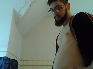 Gorgeous guy wanking his cute cock