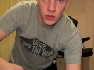 Jerking off uncut dick and tasting his cum