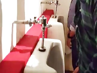 Caught pissing at urinal