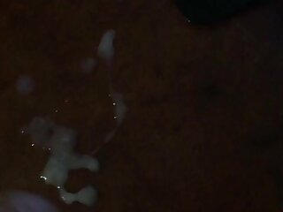 Average guy stroking himself through an orgasm