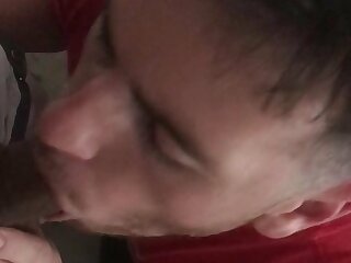 Rugby bro sucking dick.