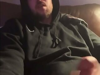 Tiny dick cum fountain fag Alex Hurst erupts