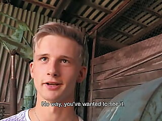 Blond Twink Gets Paid From A Random Stranger To Have Sex With Him - CZECH HUNTER 554