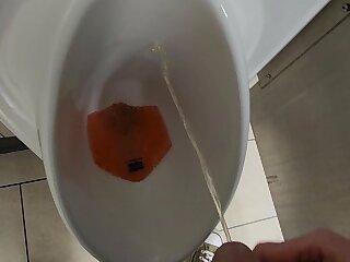 Risky Piss Marking Rest Stop Urinal - ThisVid.com