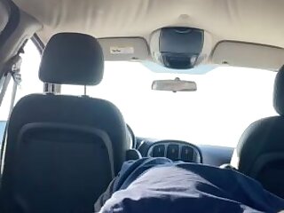 Big dick car suck blowjob