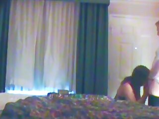 Beefy thick str8 white top breeds CD slut in motel