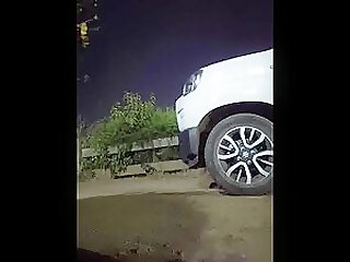 Chilean strongman lifting car