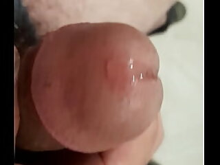Juicy masturbation with big cock&period; Final cumshot&period; Can you please suck it&quest;