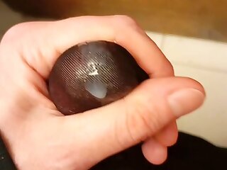 Multiple ruined orgasms in black collants