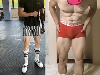 Another russian fun. Young muscle dom using his sissy fag hard