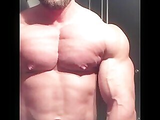 Big muscles up close