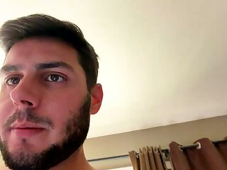 He jerks off his cock n his boxer briefs at home