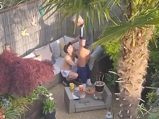 The gardener gets a nice tip from your father.