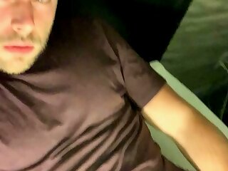 Jerking and cumming in bed