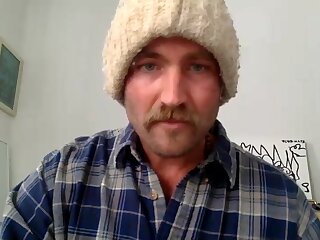 Straight Hairy Stached Blue Collar Dad Jak