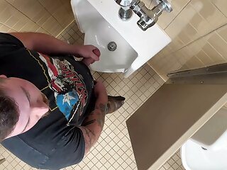 Horny at urinal