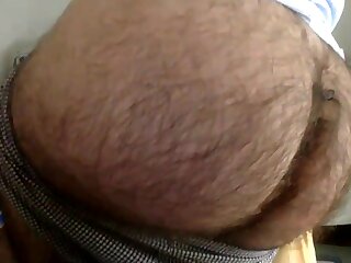 Hairy ass