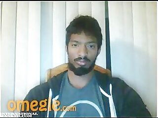 black latino muscular guy jerk off to a girl