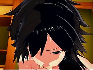 Kimetsu No Yaiba Yaoi - Tomioka blowjob and anal sex with Uzui