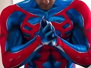 Watch this compilation of spiderman's in their suits having fun.