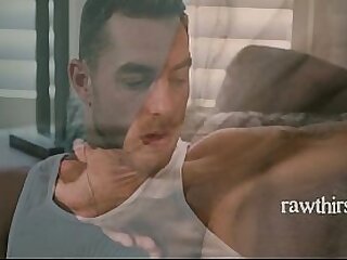 Caught guy makes amends by sucking and getting fucked