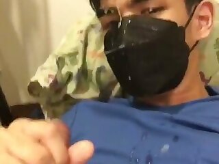 Pinoy gooner self facial