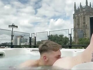 Hot tub session