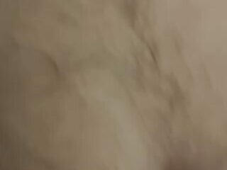Fucking me bareback and he makes me cum