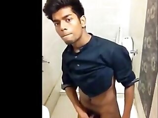 Indian Boy wanks in toilet - ThisVid.com