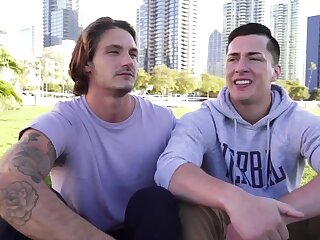 Clark Dicks Down Tristan - Clark Parker & Tristan Hunter