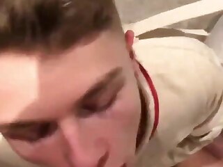 This twink loves to get cum all over his cut boys porn