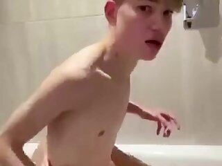 Young twinks in the bathtub sex gay teen porn