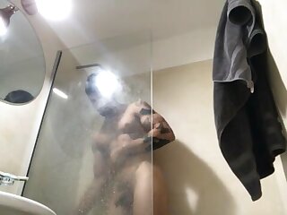 Full nude shower and hard dick - ThisVid.com