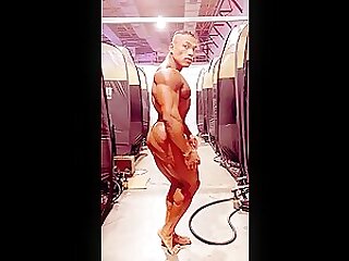 Diego Galindo poses in G-String