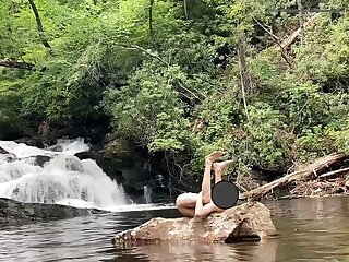 Waterfall enema anal squirt - ThisVid.com