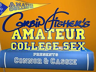 Connor & Cassie - Amateur College Sex